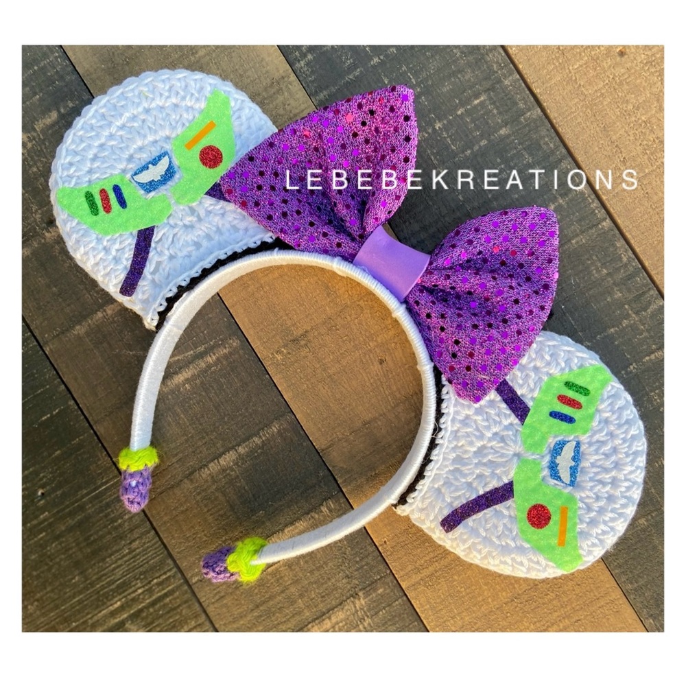 Crochet inspired Buzz Lightyear Disney headband